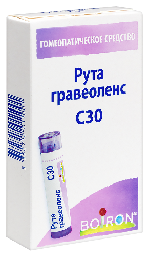 РУТА ГРАВЕОЛЕНС С30 ГОМЕОПАТ МОНОКОМП ПРЕПАРАТ РАСТИТ ПРОИСХОЖД