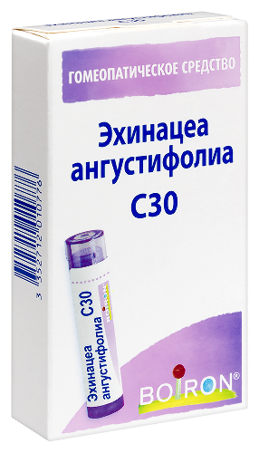 ЭХИНАЦЕА АНГУСТИФОЛИА С30 ГОМЕОПАТ МОНОКОМП ПРЕПАРАТ РАСТИТ ПРОИСХОЖД