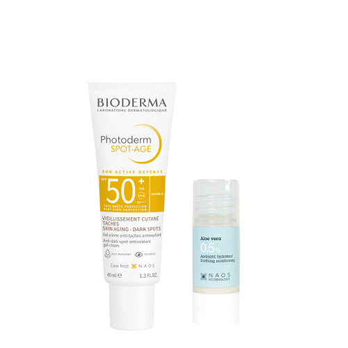 Набор Bioderma Photoderm гель-крем против пигментации и морщин SPF50+ 40мл + Etat Pur Сыворотка с алоэ Вера 15мл