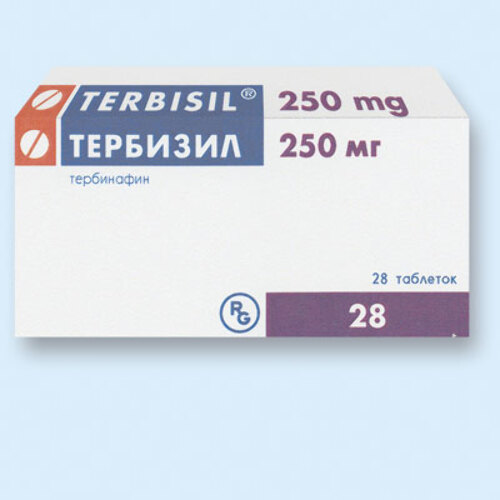 Тербизил 250 мг 28 шт. таблетки
