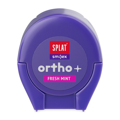 Зубная нить объемная Splat smilex ortho+ со вкусом мяты 30 шт.