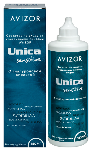 Avizor unica sensitive раствор для линз 350 мл