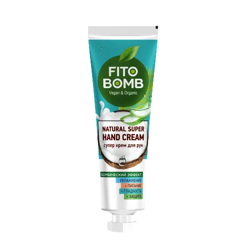 Fito косметик fito bomb супер крем для рук увлажнение+питание+гладкость+защита 24 мл