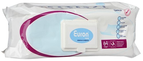 Купить Euron care влажные салфетки 64 шт. цена