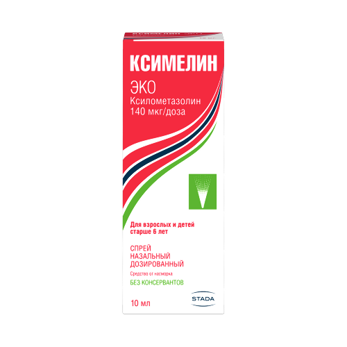 Ксимелин эко 140 мкг/доза спрей назальный дозированный 10 мл (60 доз)