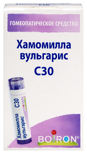 ХАМОМИЛЛА ВУЛЬГАРИС C30 ГОМЕОПАТ МОНОКОМП ПРЕПАРАТ РАСТИТ ПРОИСХОЖД