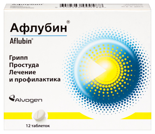 Афлубин 12 шт. таблетки подъязычные