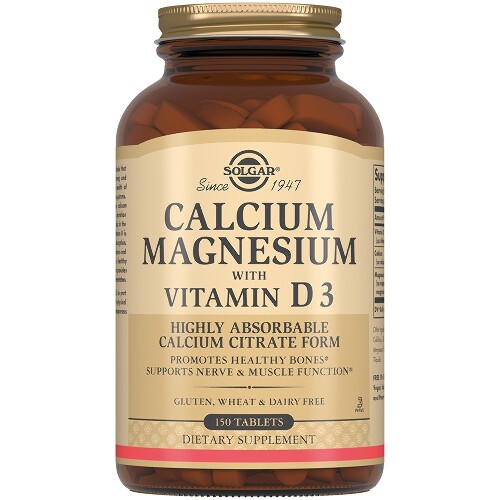 Купить Солгар кальций-магний с витамином d3 150 шт. таблетки по 1571 мг цена