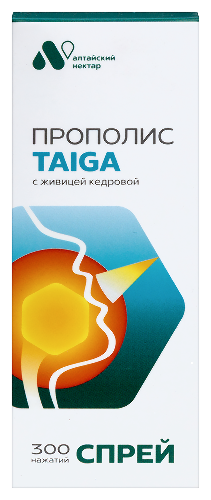 Алтайский нектар прополис-спрей taiga 50 мл