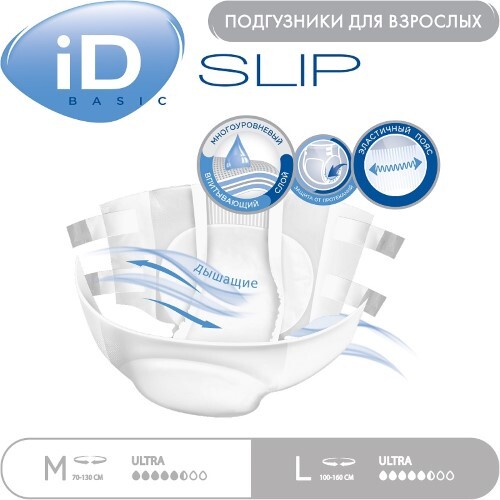 SLIP ULTRA ПОДГУЗНИКИ ДЛЯ ВЗРОСЛЫХ