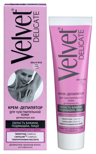 Velvet крем- депилятор для чувствительной кожи деликатных зон 100 мл