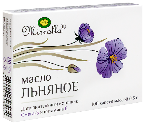 ЛЬНЯНОЕ МАСЛО КОМПЛЕКС С ВИТАМИНОМ Е