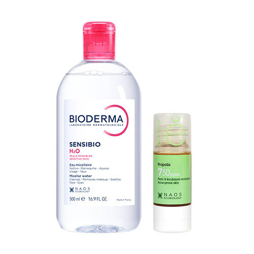 Набор BIODERMA SENSIBIO Н2О МИЦЕЛЛЯРНАЯ ВОДА ДЛЯ ЧУВСТВИТЕЛЬНОЙ КОЖИ 500МЛ + ETAT PUR СЫВОРОТКА С ПРОПОЛИСОМ 15МЛ