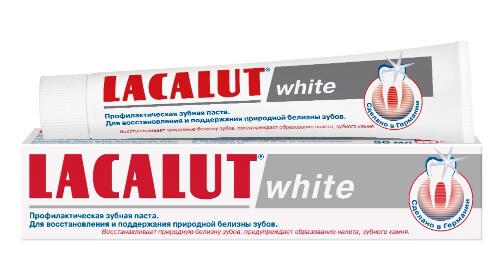 Lacalut white зубная паста 75 мл