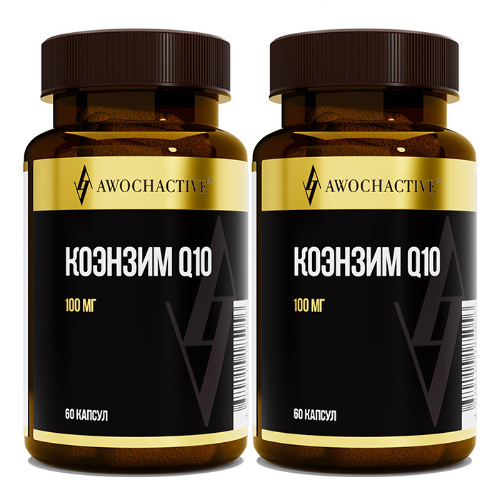 Набор Awochactive коэнзим q10 №60 капс со скидкой 20% на вторую упаковку