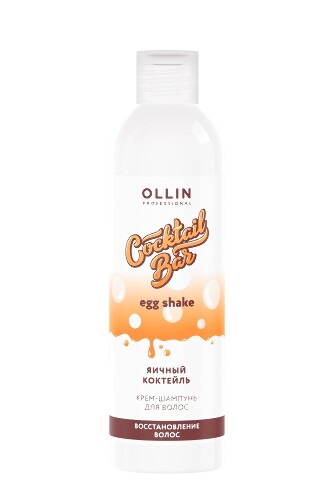 Купить Ollin cocktail bar крем-шампунь яичный коктейль восстановление волос 400 мл цена