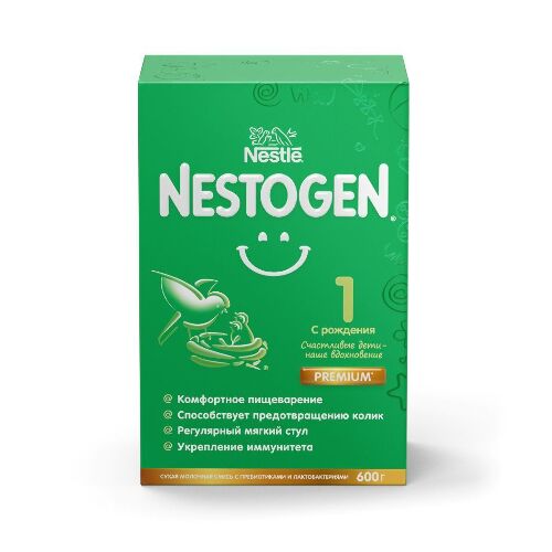 Nestogen 1 смесь дет сухая молочная с омега-3 пнжк и лактобактериями 600 гр