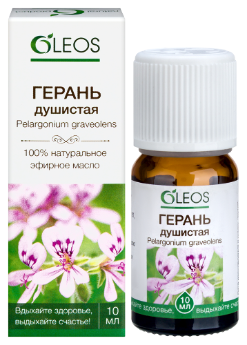 Oleos масло эфирное герань душистая 10 мл
