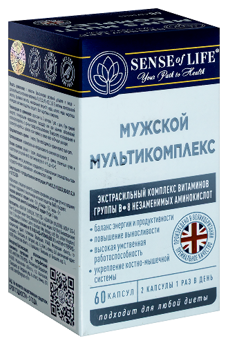 SENSE OF LIFE ВИТАМИННО-МИНЕРАЛЬНЫЙ КОМПЛЕКС МУЖСКОЙ МУЛЬТИКОМПЛЕКС