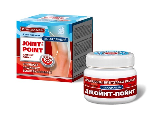 Купить Спецмазь spetzmaz brand крем-бальзам охлаждающий джойнт-пойнт joint-point 150 мл цена