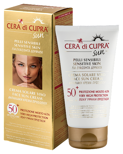 Cera di cupra крем солнцезащитный для лица spf50+ 75 мл
