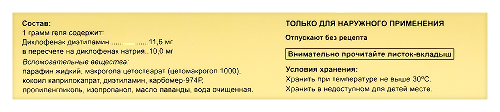 ДИКЛОФЕНАК ПАНОКСЕН