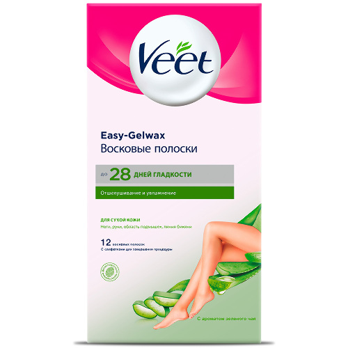Купить Veet восковые полоски для сухой кожи 12 шт. цена