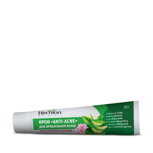 Купить Herbion крем аnti-acne для проблемной кожи 25 гр цена