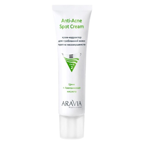 Aravia professional anti-acne крем-корректор для проблемной кожи против несовершенств spot cream 40 мл