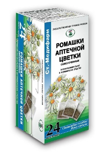 Ромашки цветки обмолоч 1,5 гр 24 шт. фильтр-пакеты