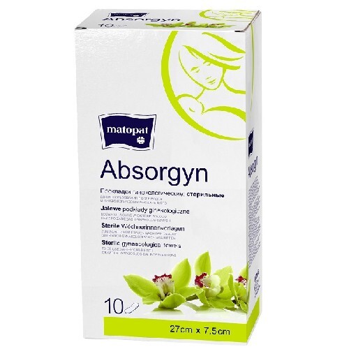 Absorgyn гинекологические прокладки стерильные 10 шт.