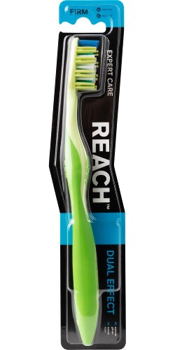 Купить Reach dual effect массаж десен зубная щетка жесткая цена
