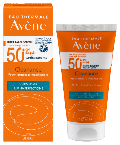 Купить Avene cleanance флюид солнцезащитный для проблемной кожи spf50+ 50 мл цена