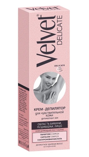 Velvet крем- депилятор для чувствительной кожи деликатных зон 100 мл