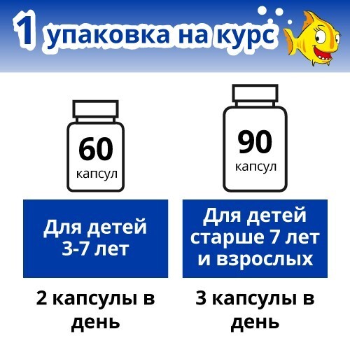 Кусалочка рыбий жир для детей 90 шт. жевательные капсулы