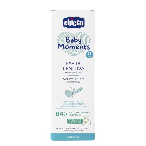 Chicco baby moments крем под подгузник 100 мл