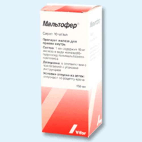 Мальтофер 10 мг/мл сироп 150 мл флакон