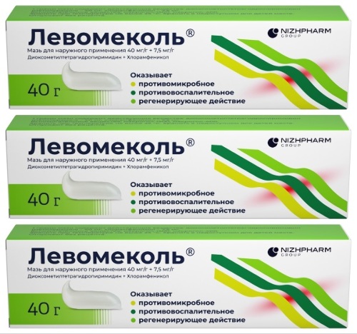 Купить Левомеколь мазь для наружного применения 40 гр туба в Москве Левомеколь мазь для наружного применения 40 гр туба