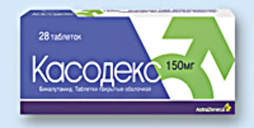 Касодекс 150 мг 28 шт. таблетки, покрытые пленочной оболочкой
