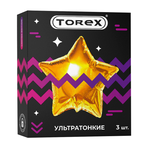 Torex презервативы ультратонкие 3 шт./ limited edition
