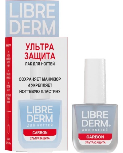 Librederm лак ультразащита карбон 10 мл