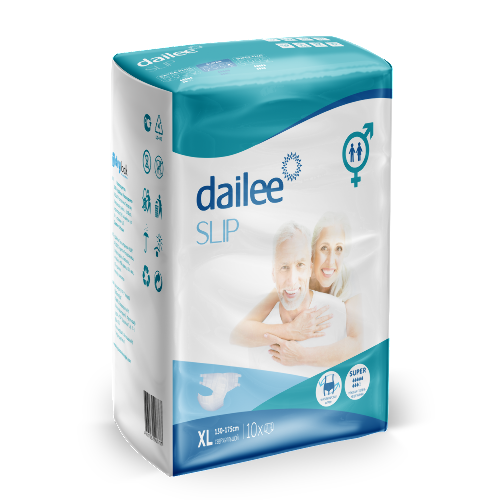Dailee подгузники для взрослых для людей с тяжелой степенью недержания SUPER X-Large (сверхбольшой) 10 шт.