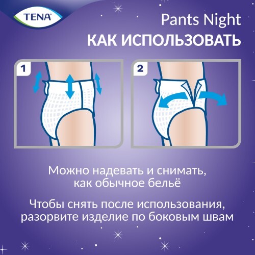 PANTS NIGHT ПОДГУЗНИКИ-ТРУСЫ НОЧНЫЕ