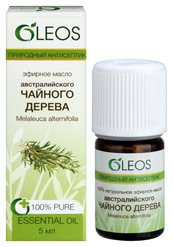 Oleos 100% натуральное эфирное масло австралийского чайного дерева природный антисептик 5 мл