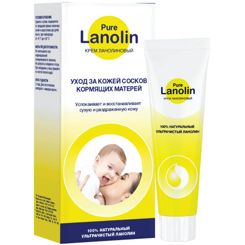 Крем ланолиновый pure lanolin для ухода за сосками кормящих матерей 30 мл