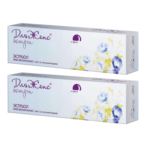 Набор для устранения локального эстроген дефицита ДляЖенс Эстри крем 15г N1 из 2уп со скидкой