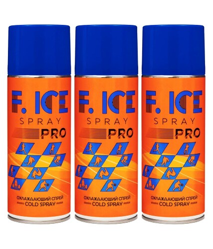 Набор из 3х упаковок F.ICE PRO спортивная заморозка 400 мл - по специальной цене