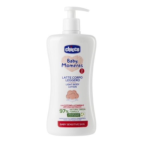 Chicco baby moments лосьон для тела нежная консистенция 500 мл