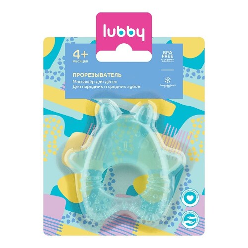 Lubby прорезыватель заяц 4+/28392
