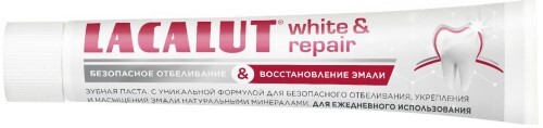Lacalut white & repair зубная паста 75 мл